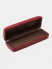 Бордовый футляр для очков
