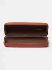 Коричневый футляр для очков