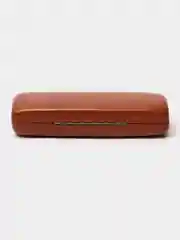 Коричневый футляр для очков