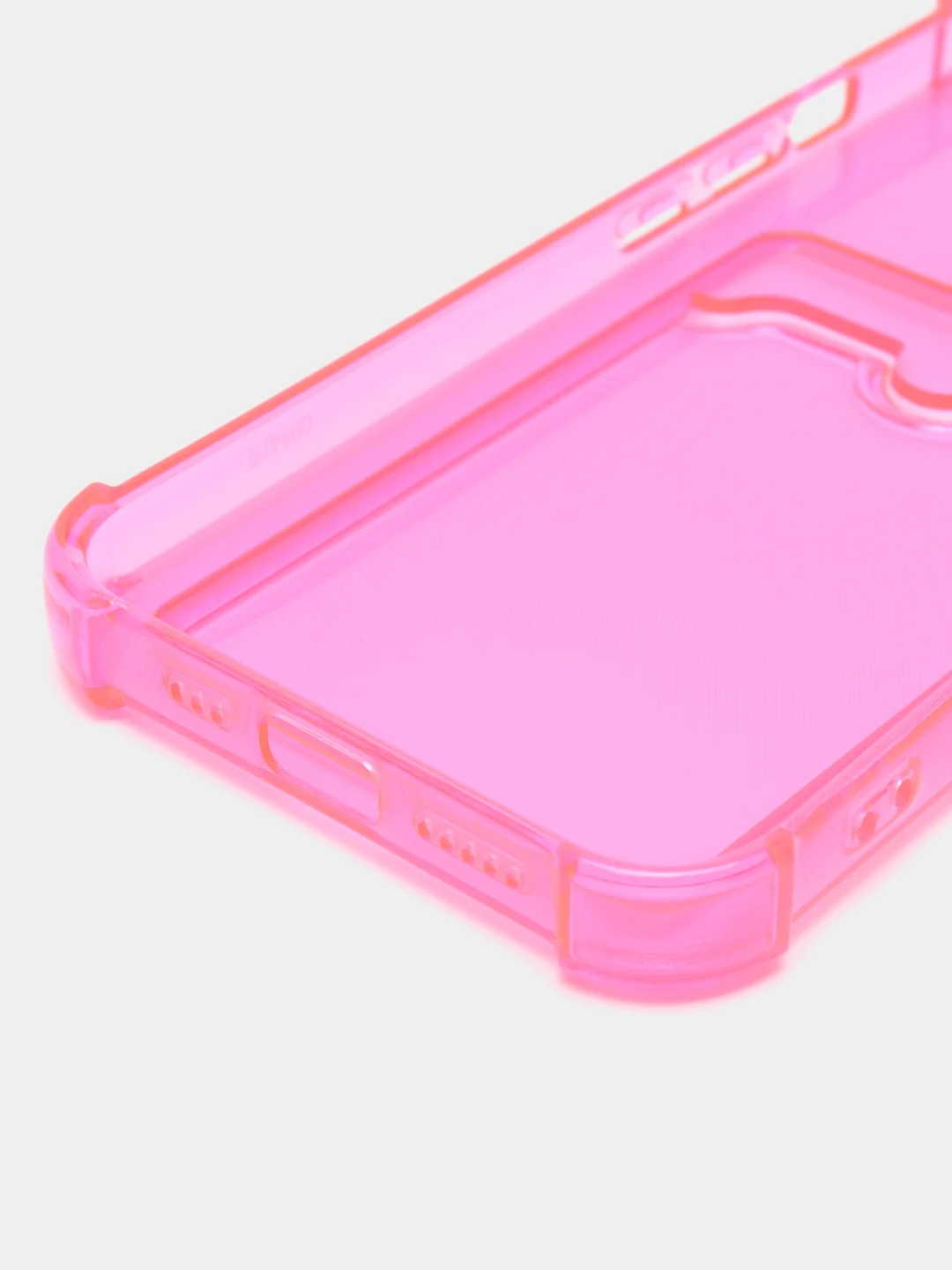 Фуксия чехол для iPhone 13 Pro, с карманом для карт