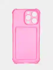 Фуксия чехол для iPhone 13 Pro, с карманом для карт
