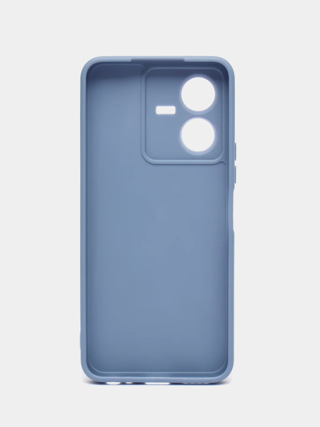 Синий меланж чехол для Vivo Y22 (Виво у22), прозрачный, силиконовый