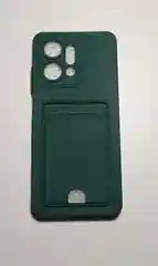 Черный чехол для HONOR X7a Plus / HONOR X7a с защитой камеры и карманом для карт