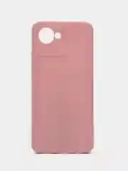 Кораллово-розовый чехол для Realme C30 / C30S / Narzo 50i PRIME / Реалми  силиконовый, матовый, прозрачный