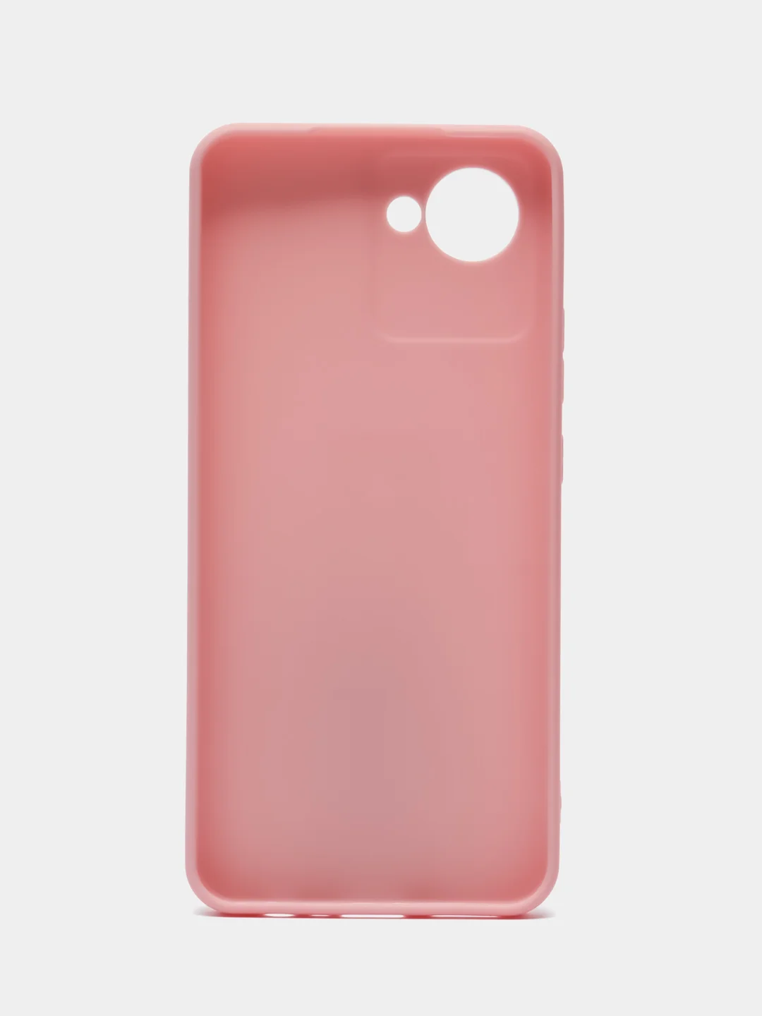 Кораллово-розовый чехол для Realme C30 / C30S / Narzo 50i PRIME / Реалми силиконовый, матовый, прозрачный