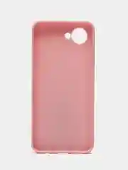Кораллово-розовый чехол для Realme C30 / C30S / Narzo 50i PRIME / Реалми  силиконовый, матовый, прозрачный