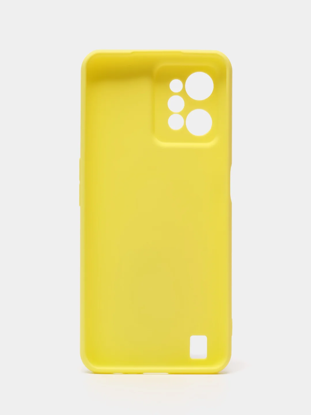 Лимонный чехол для Realme C31 (Реалми С31), силиконовый, матовый