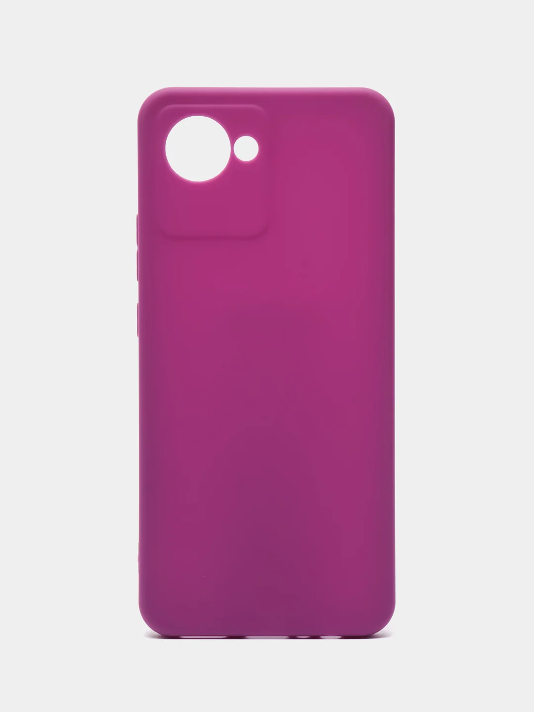 Пурпурный чехол для Realme C30 / C30S / Narzo 50i PRIME / Реалми силиконовый, матовый, прозрачный