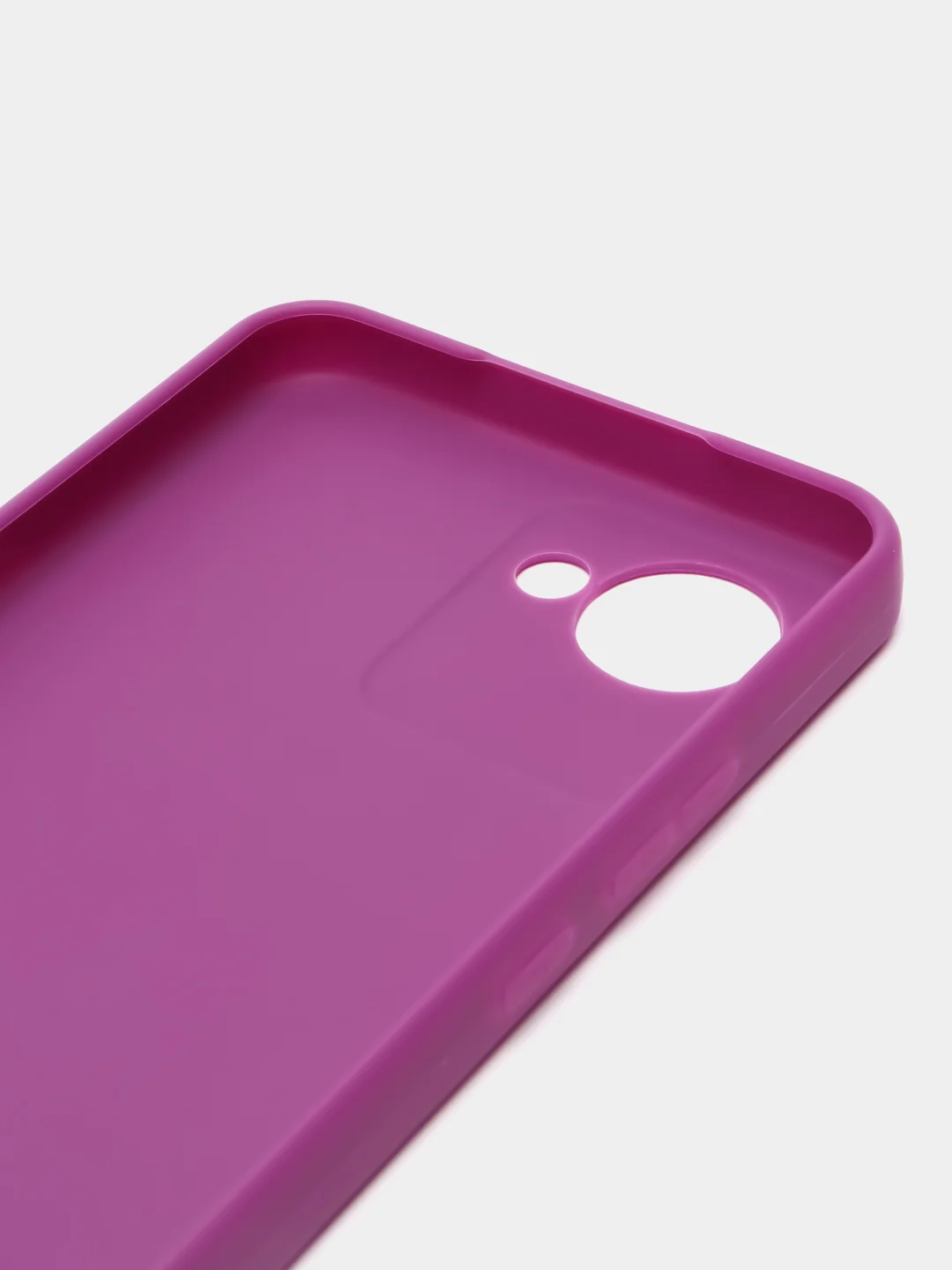 Пурпурный чехол для Realme C30 / C30S / Narzo 50i PRIME / Реалми силиконовый, матовый, прозрачный