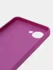 Пурпурный чехол для Realme C30 / C30S / Narzo 50i PRIME / Реалми  силиконовый, матовый, прозрачный