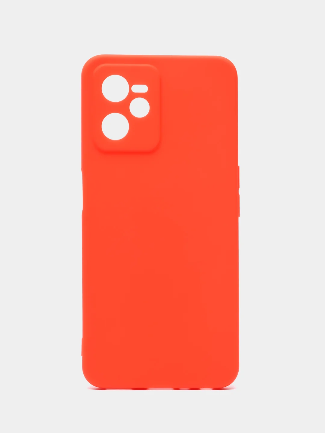Оранжевый чехол для Realme C35 (Реалми С35), силиконовый, матовый