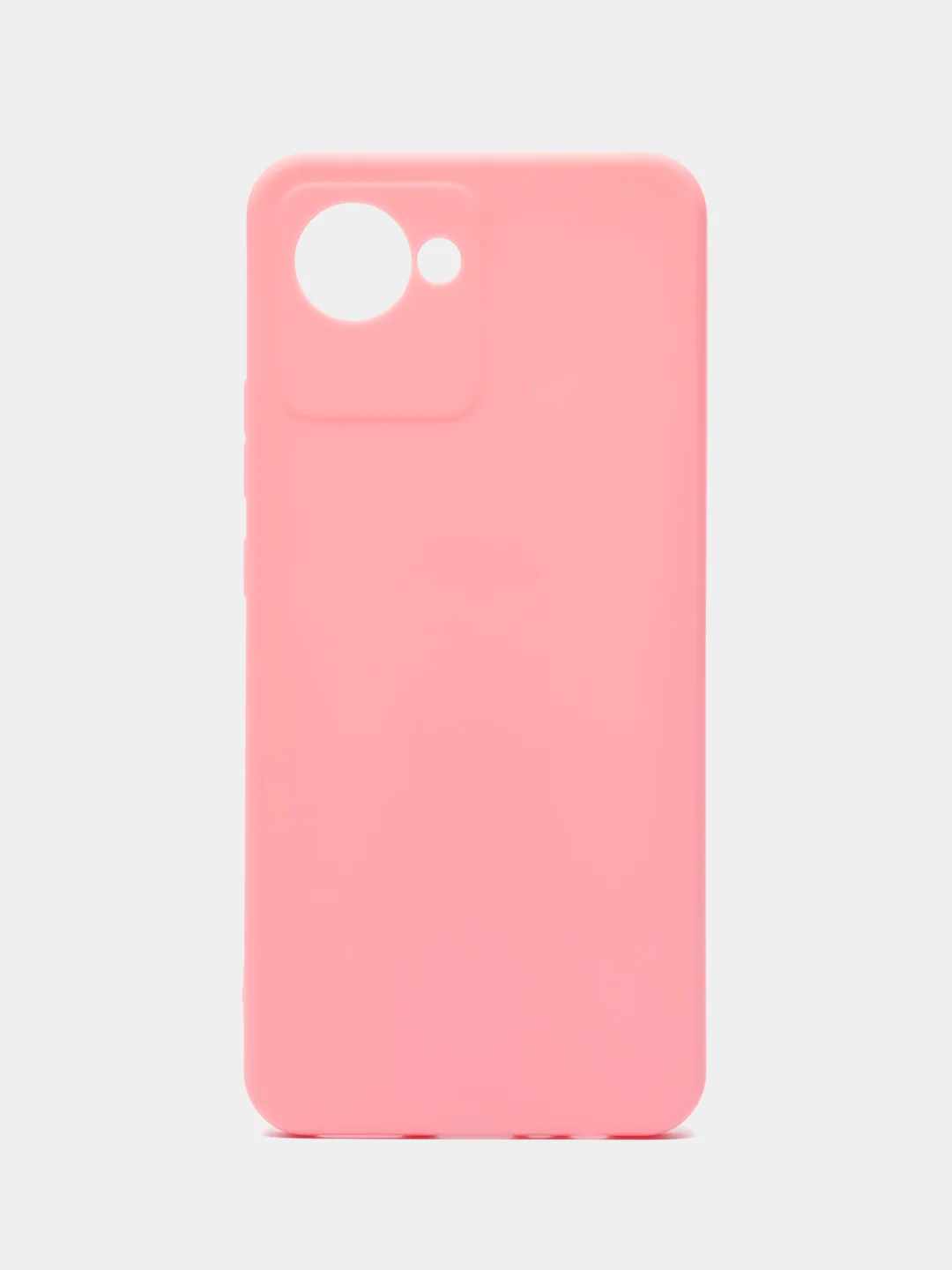 Пудровый чехол для Realme C30 / C30S / Narzo 50i PRIME / Реалми силиконовый, матовый, прозрачный