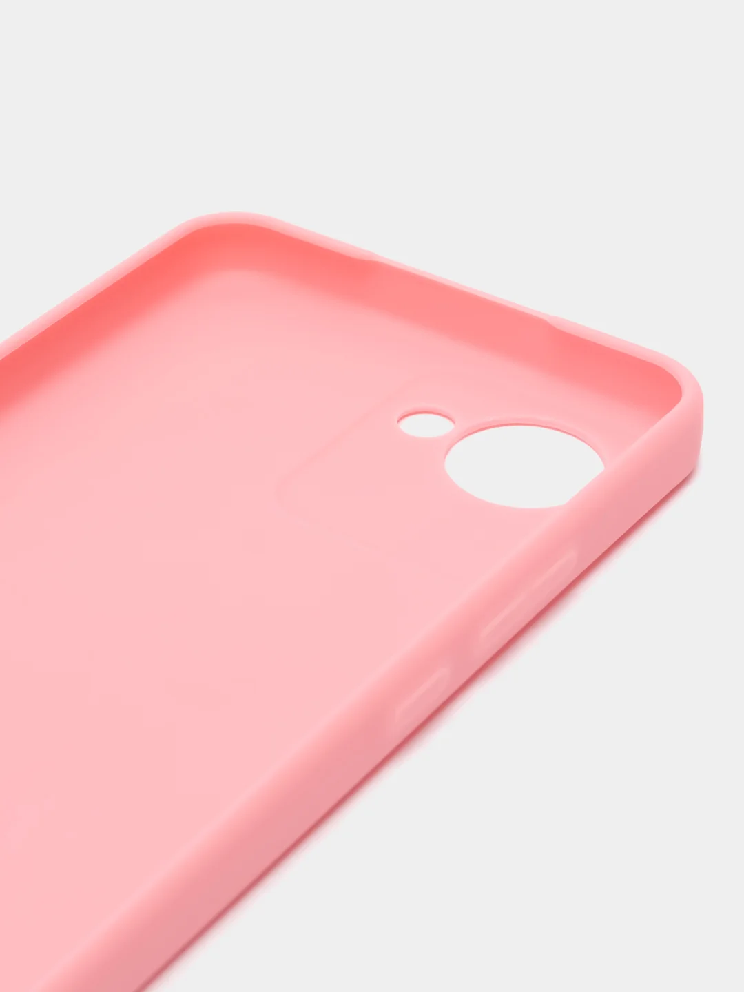 Пудровый чехол для Realme C30 / C30S / Narzo 50i PRIME / Реалми силиконовый, матовый, прозрачный