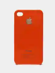 Оранжевый чехол для iPhone 4/4s, пластиковый