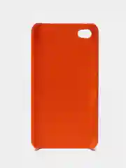 Оранжевый чехол для iPhone 4/4s, пластиковый