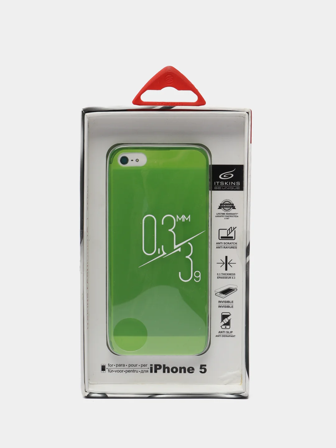 Зеленый чехол для iPhone 5/5S/SE, пластиковый