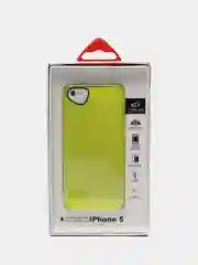 Желтый чехол для iPhone 5/5S/SE, пластиковый