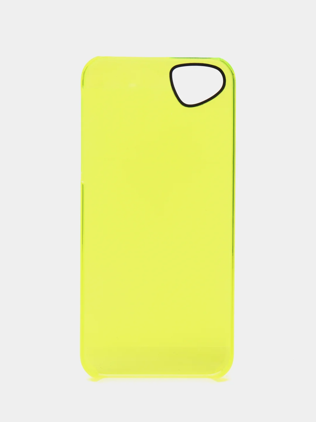 Желтый чехол для iPhone 5/5S/SE, пластиковый