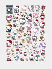 Кораллово-розовый наклейки для девочек Hello Kitty