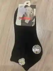 Черный носки короткие женские однотонные, хлопковые короткие носки