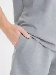 Серый меланж спортивный костюм женский