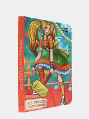 Оранжевый блокнот для зарисовок MyArt, скетчбук XS Pocket, формат А6, Проф-Пресс