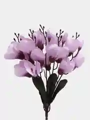 Сиреневый искусственные цветы, большой букет: крокусы, колокольчики, подснежники