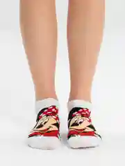 Белый носки короткие женские "Дисней"