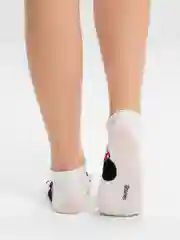 Белый носки короткие женские "Дисней"
