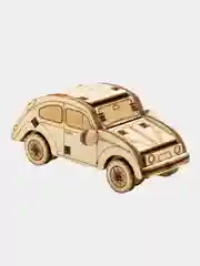 Деревянный конструктор UNIWOOD UNIT, сборная модель Volkswagen (Фольцваген Жук)