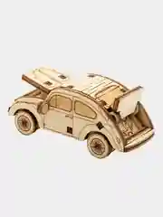 Деревянный конструктор UNIWOOD UNIT, сборная модель Volkswagen (Фольцваген Жук)