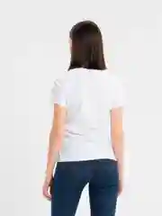 Белый футболка женская, с печатью