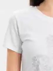 Молочный футболка женская, с печатью