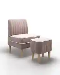 Светло-коричневый кресло MONOFIX, АММА велюр