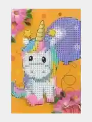 Красный алмазная мозаика по номерам для детей, 10*15, 15*20 см