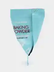 Светло-синий скраб пилинг для лица и пенка для умывания Baking Powder