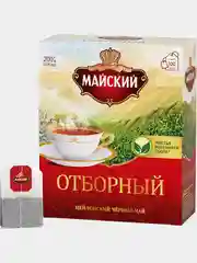 Чай в пакетиках Майский Отборный черный 100 пакетиков