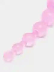 Розовый анальные бусы
