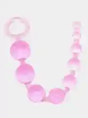 Розовый анальные бусы