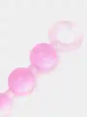 Розовый анальные бусы