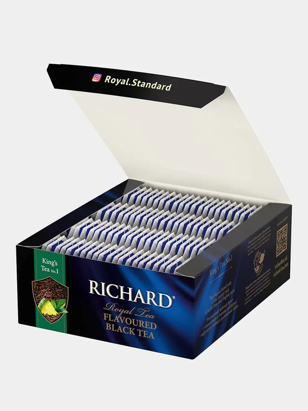 Чай в пакетиках Richard King's Tea №1 черный ароматизированный 100 пакетиков