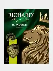 Чай в пакетиках Richard Royal Green зелёный 100 пакетиков
