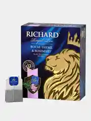 Чай в пакетиках Richard Royal Thyme & Rosemary черный ароматизированный 100 пакетиков
