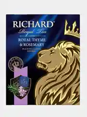 Чай в пакетиках Richard Royal Thyme & Rosemary черный ароматизированный 100 пакетиков