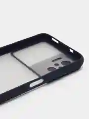 Синий чехол с защитой камеры для Xiaomi Redmi Note 10