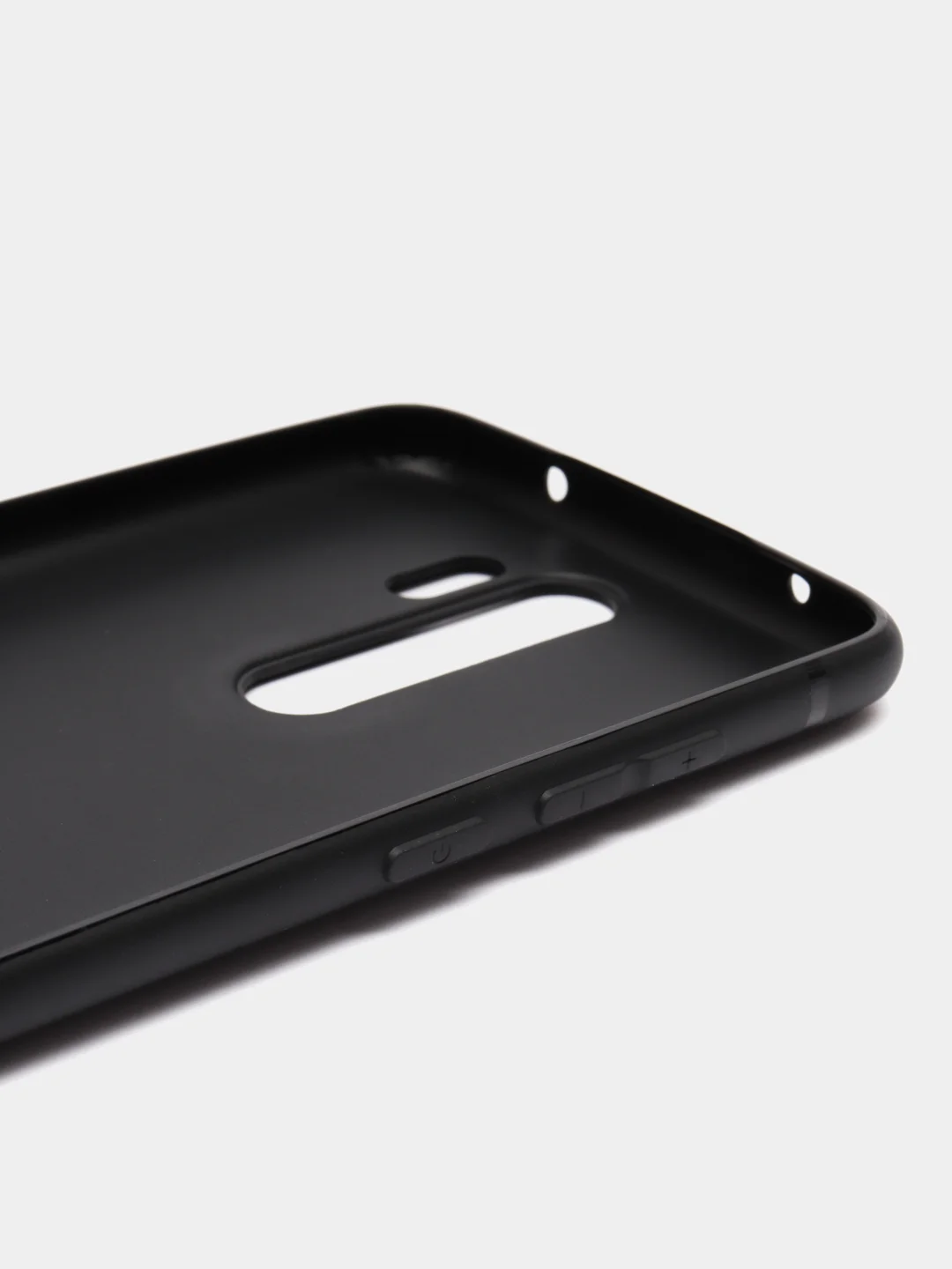 Черный чехол для Xiaomi Note 8 Pro, силиконовый, однотонный