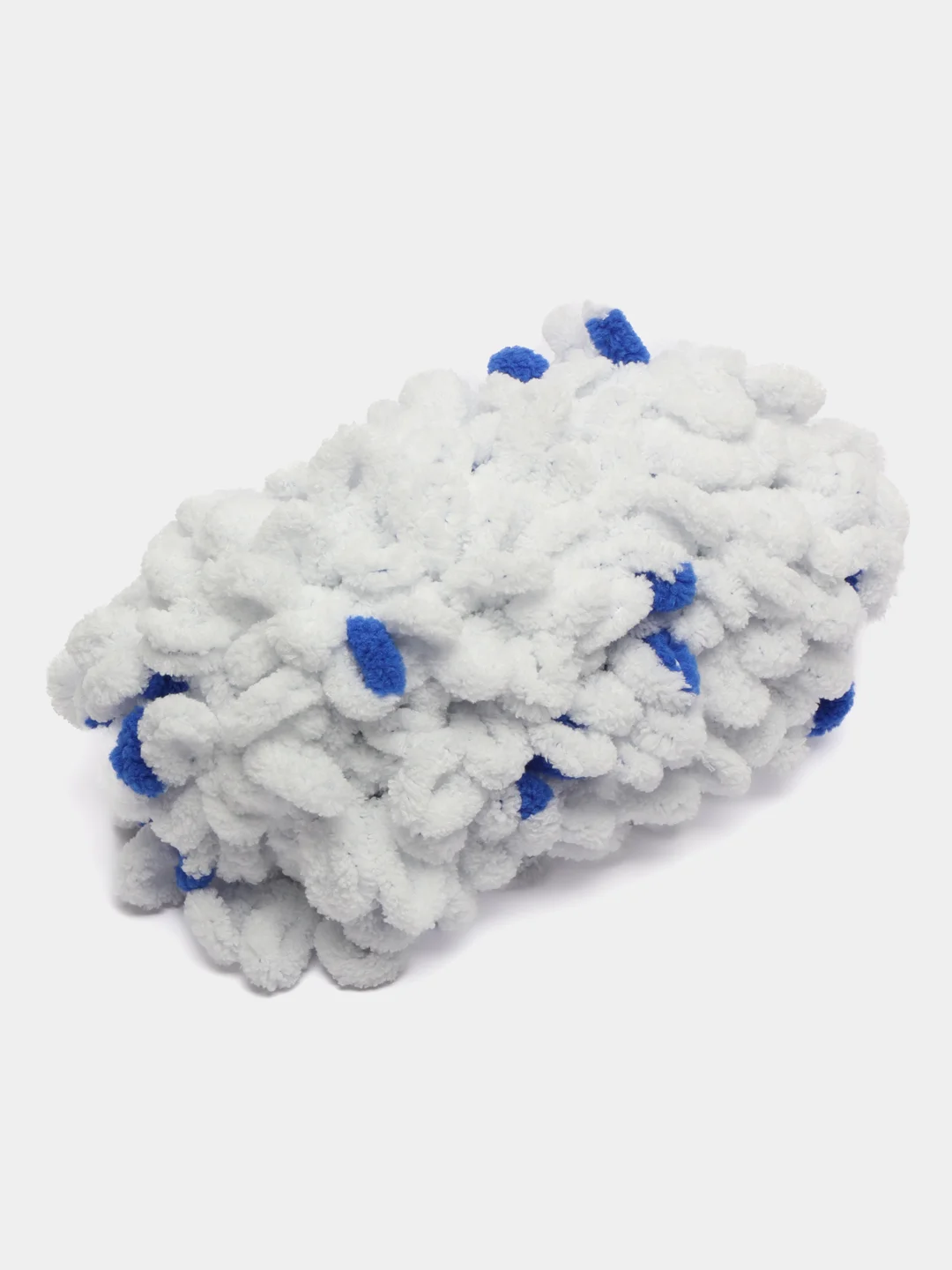 Синий пряжа Alize Puffy Color, петельки большие, 100 г, 9 м