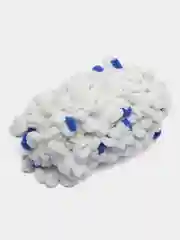 Синий пряжа Alize Puffy Color, петельки большие, 100 г, 9 м