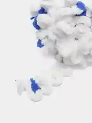 Синий пряжа Alize Puffy Color, петельки большие, 100 г, 9 м