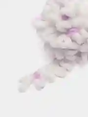 Слоновая кость пряжа Alize Puffy Color, петельки большие, 100 г, 9 м